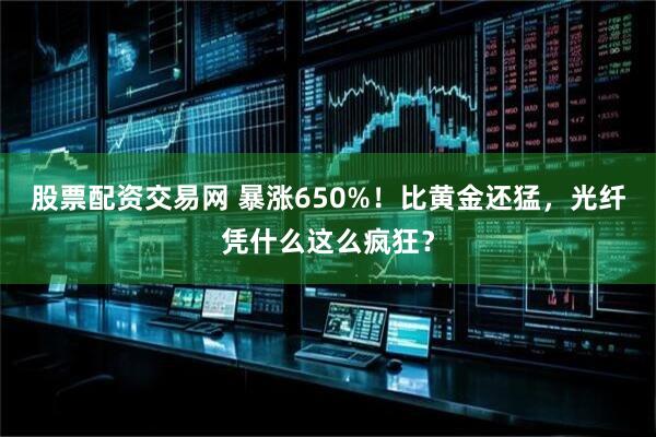 股票配资交易网 暴涨650%！比黄金还猛，光纤凭什么这么疯狂？